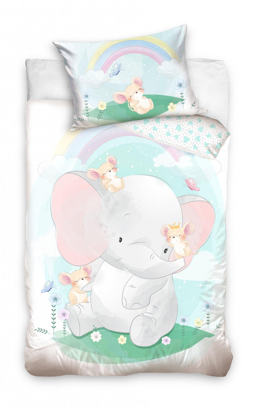 Слон детски  bedding cover 100?Ч135см, 40?Ч60 см