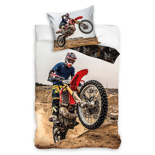 Motor Off-road bicycle bedding комплект 140?Ч200 см, 70?Ч90 см