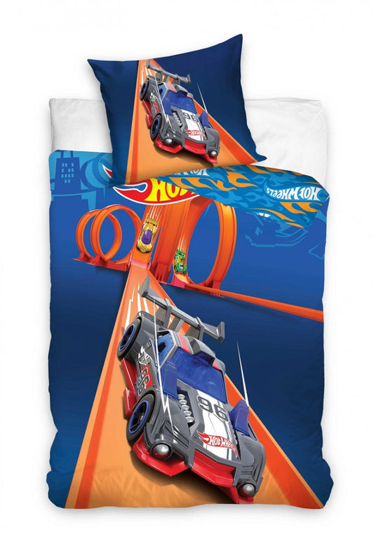 Горещи Колела Race Bedding комплект 140?Ч200см, 70x90 см