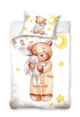 Teddy Bear Sleep s детски  bedding комплект 90x120см, 40x60 см
