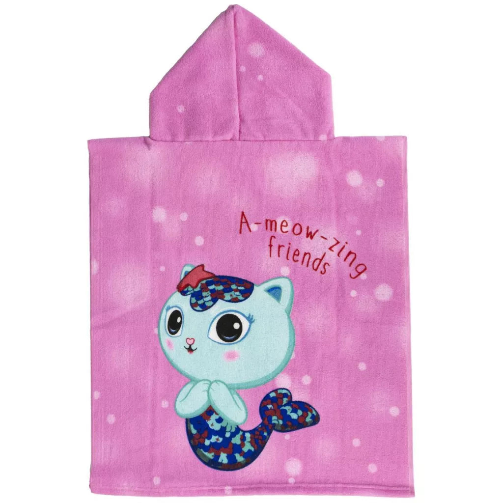 detsko plajno poncho gabbys dollhouse