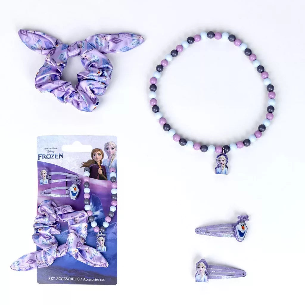 Комплект аксесоари за коса и колие Замръзналото Крластво Disney Frozen