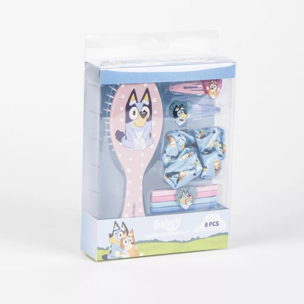 Комплект четка за коса и аксесоари за коса Блуи Bluey - Аксесоари за момиче