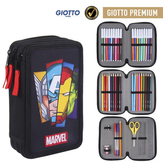 Отмъстителите pencil case filled 3 levels