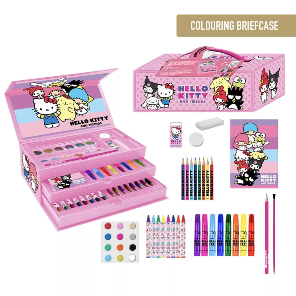 Арт Куфарче с принадлежности за рисуване Хелоу Кити - Hello Kitty