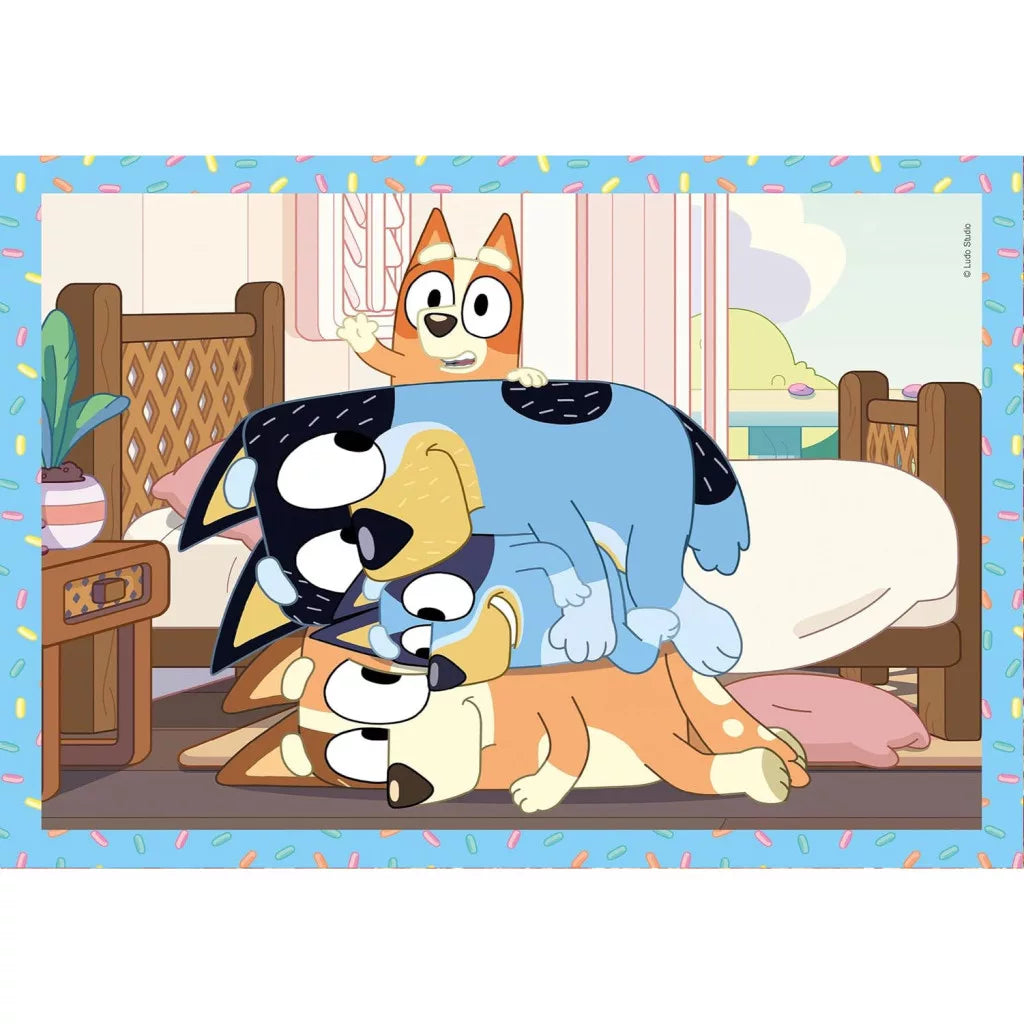 puzzle bluey 4v1