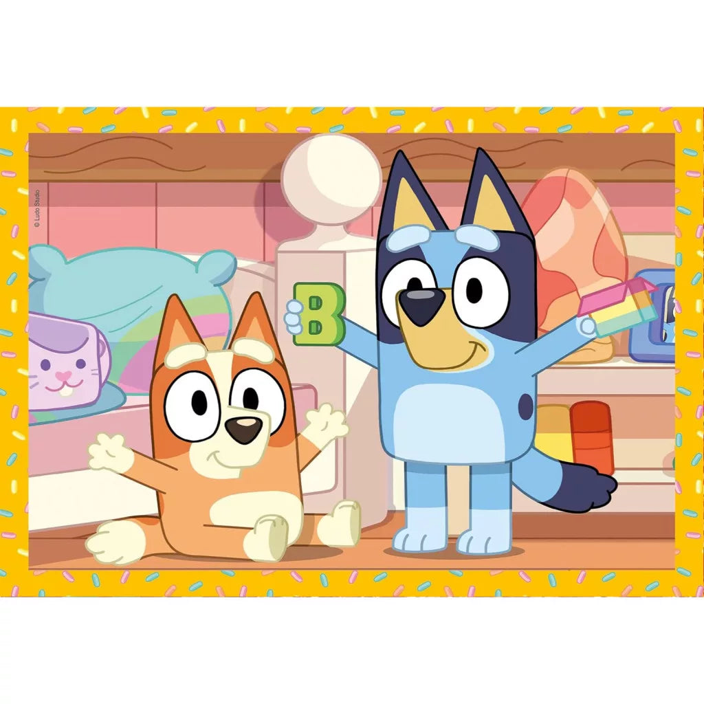 puzzle bluey 4v1