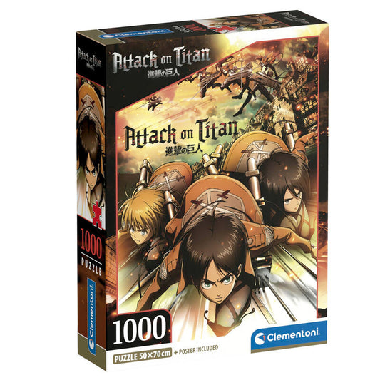Attack on Titan 1000-части Пъзел CleМъжеtoni