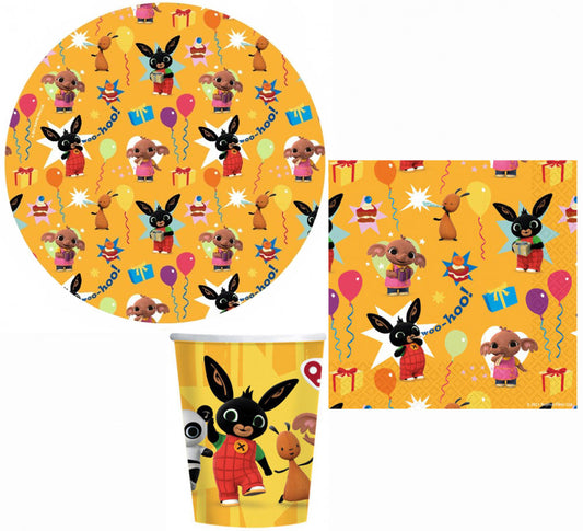 Bing Yellow Парти комплект with 32 pieces and 18 см Чинии