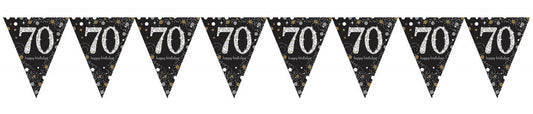 Честит Рожден ден Честит Рожден ден G  70 Flag Garland 3.96 m