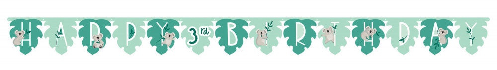 Коала Eucalyptus Честит Рожден ден Гигант Banner 320 см