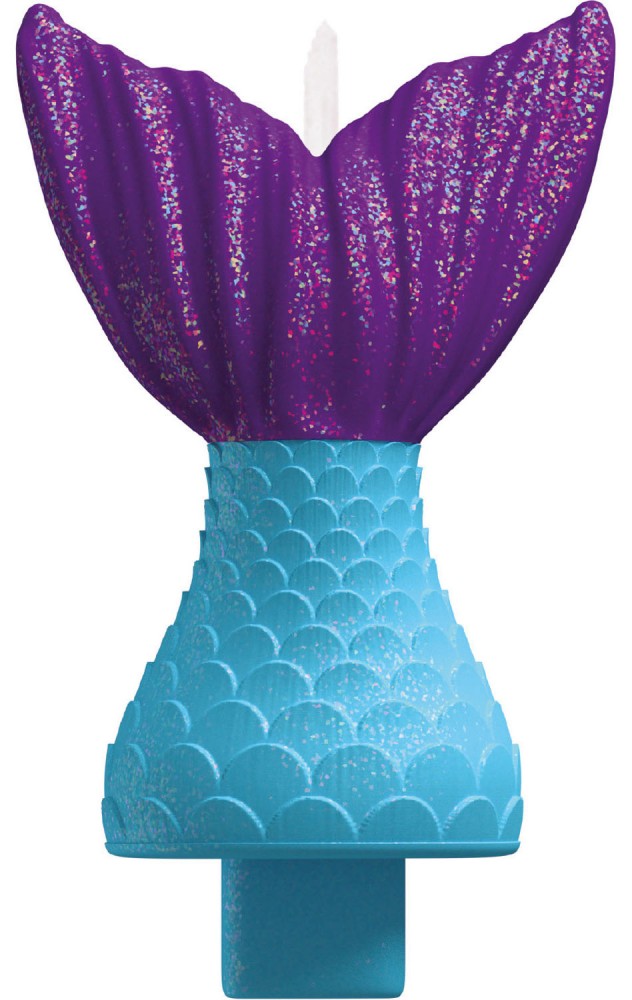 Mermaid Shellebrate cake candle