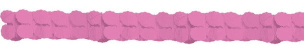 Цвят Bright Розов, Розов paper garland 365 см