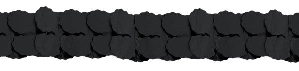 Цвят Черен, Черен paper garland 365 см