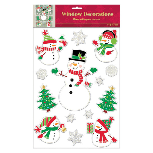 Коледа Snowman, Window Sticker 14 части