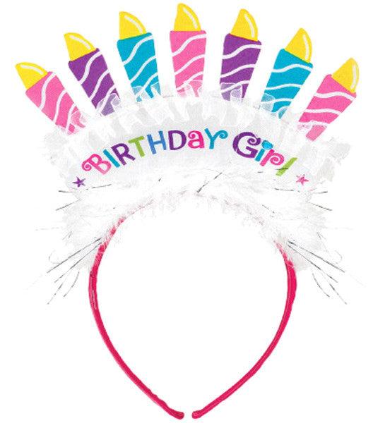 Честит Рожден ден Рожден ден Girl Headband 13.5 см
