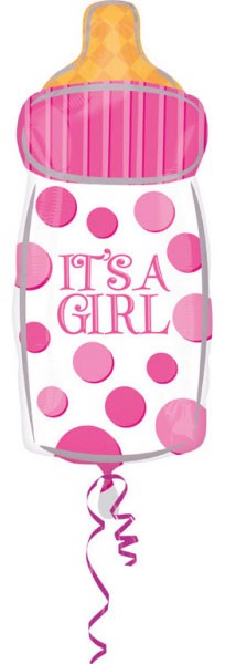 Бебе Бебе Girl Bottle Girl Bottle, Фолиев балон 58 см