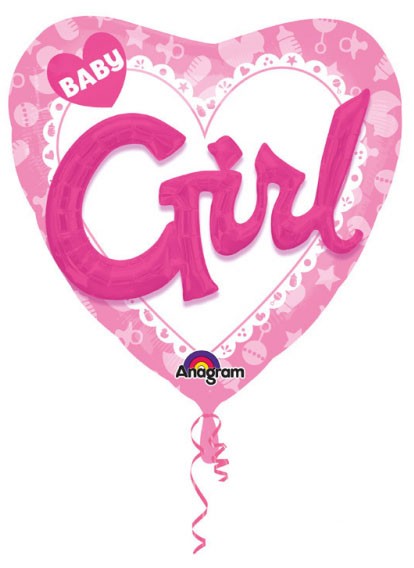 Бебе Бебе Girl Girl Фолиев балон 91 см