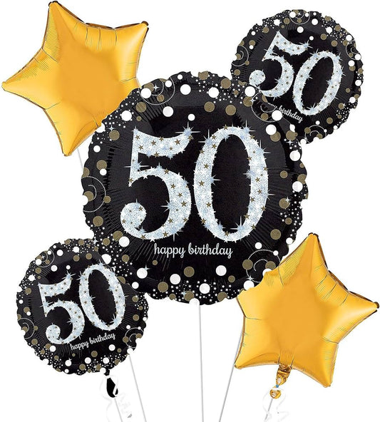 Честит Рожден ден Честит Рожден ден 50 Фолиев балон комплект от 5
