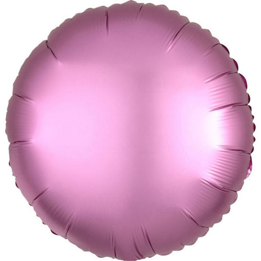 Satin Фламинго round фолио балон 43 см