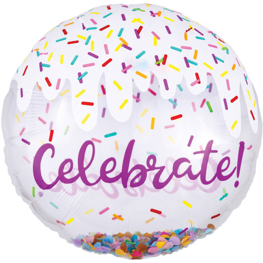 Celebrate Celebrate, 71 см Фолиев балон с конфети