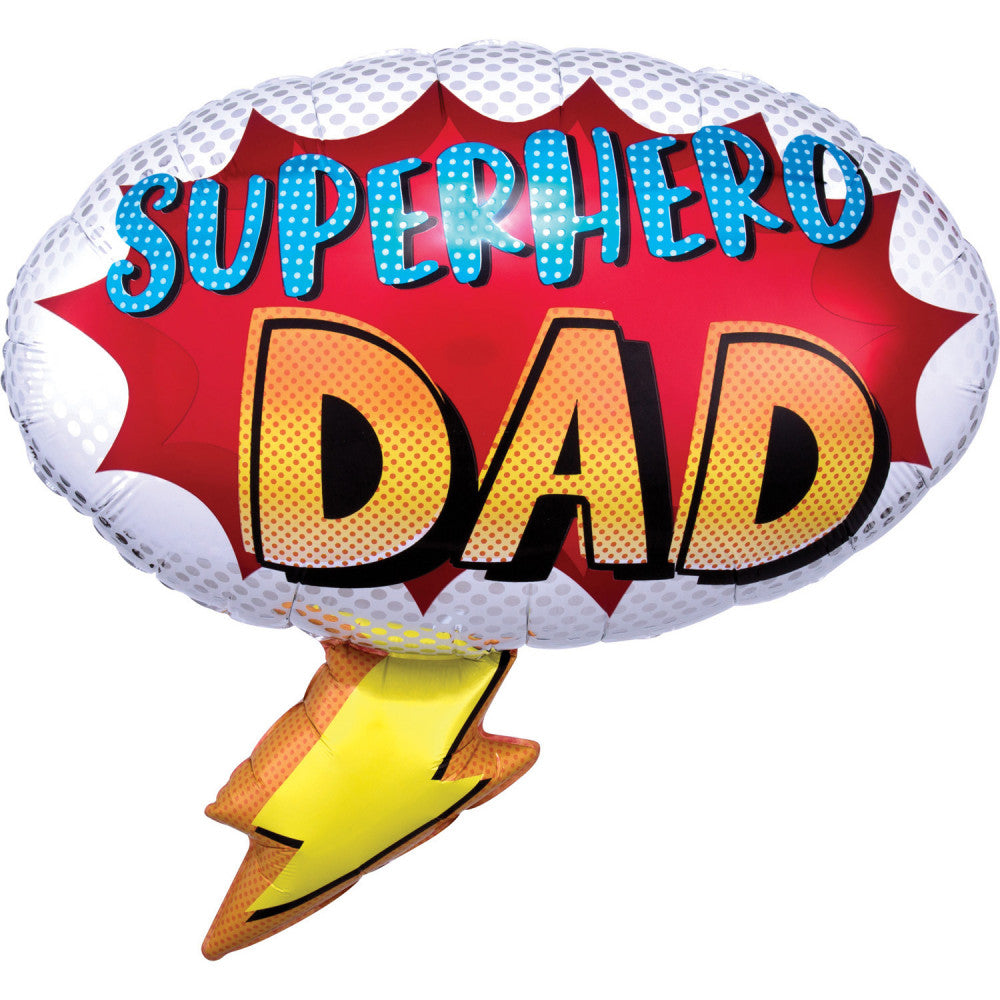 Father Superhero Dad фолио балон 68 см