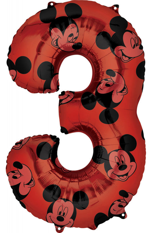 Дисни Мики Red фолио балон3-as 66 см