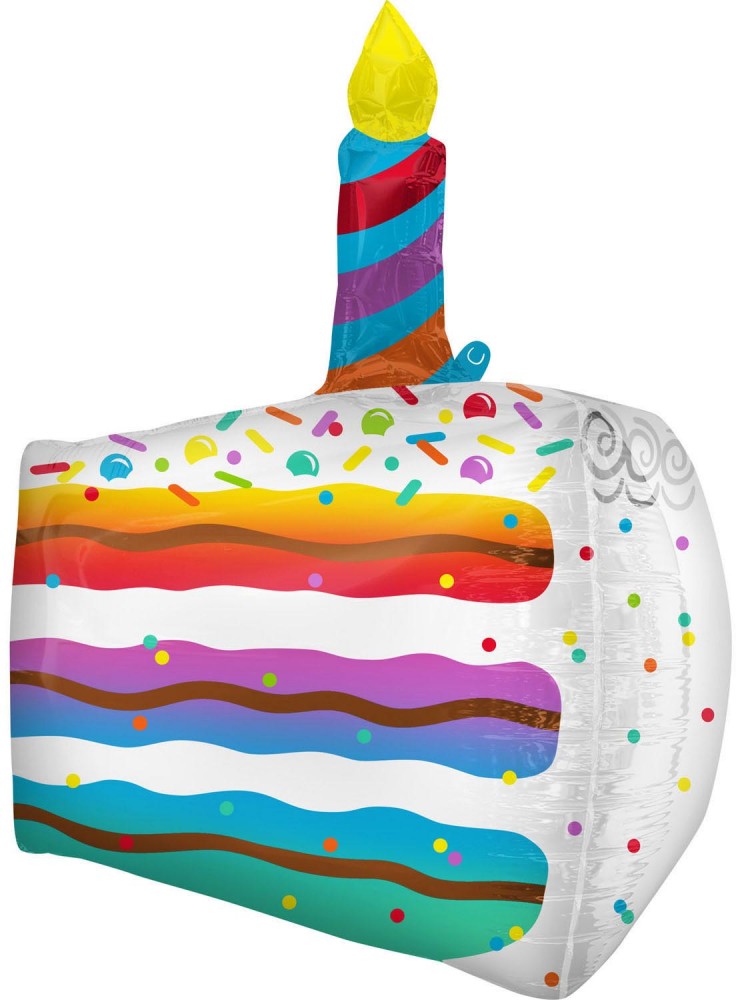 Честит Рожден ден Cake фолио балон 63 см