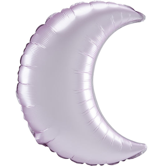 Satin Pastel Розов moon фолио балон 43 см
