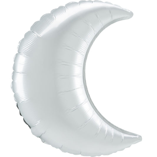 Satin White  moon фолио балон 43 см