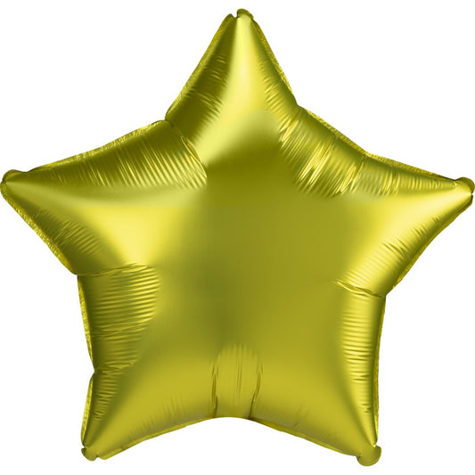 Satin Lemon Звезда фолио балон 43 см