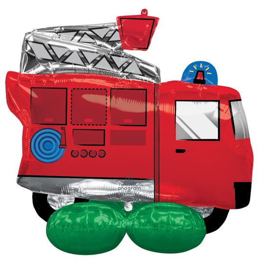 Fire Truck AirLoonz Гигант фолио балон 106 см