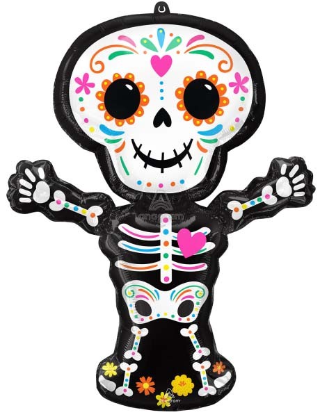 Хелоуин  Day of the Dead фолио балон 86 см