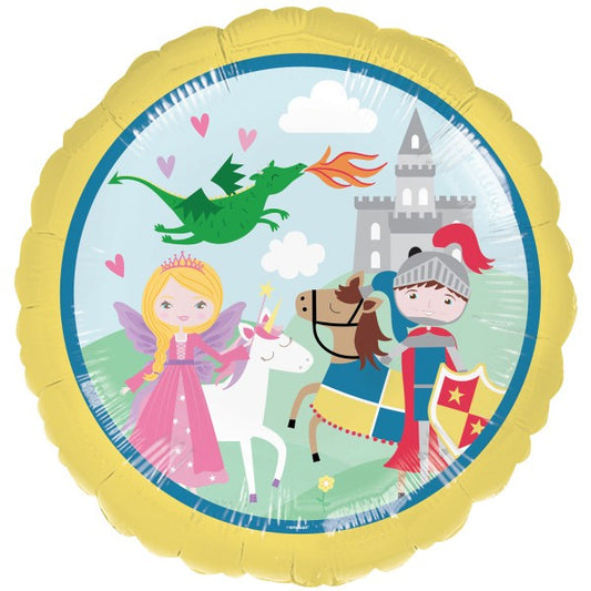 Принцеса Middle Ages Принцеса and Knight фолио балон 43 см