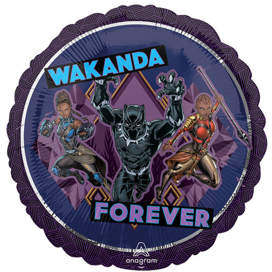 Отмъстителите Wakanda Черен Panther Фолиев балон 43 см