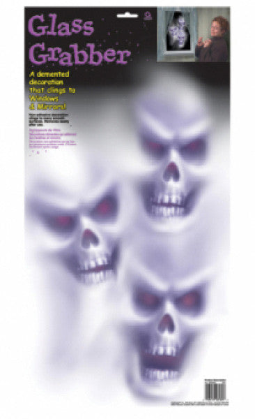 Хелоуин  Skull Window Sticker 61 см