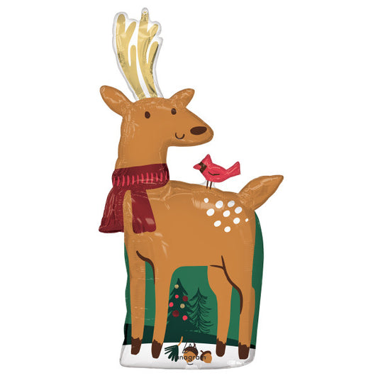 Коледа Reindeer Reindeer фолио балон 101 см