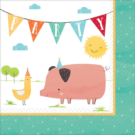 Barnyard Ranch napkin комплект от 16 33x33 см