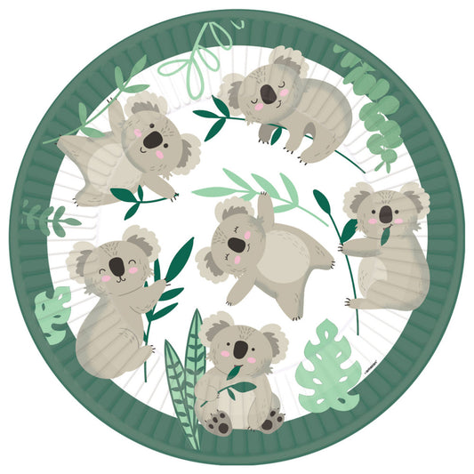 Коала Eucalyptus пластамасова чиния 8 части 23 см