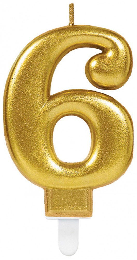 Номер G , G  numeral candle число 6 cake candle