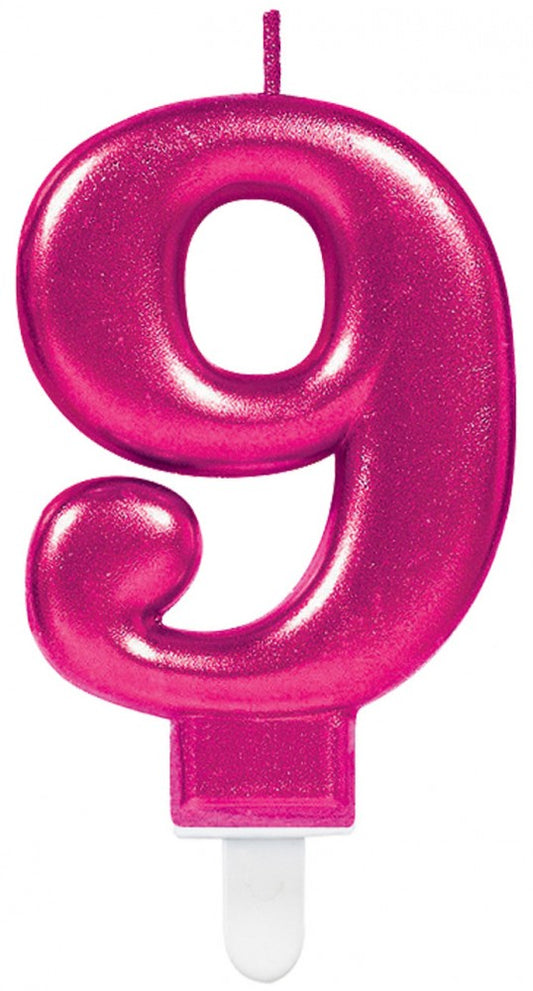 Номер Розов Розов число candle число 9 cake candle