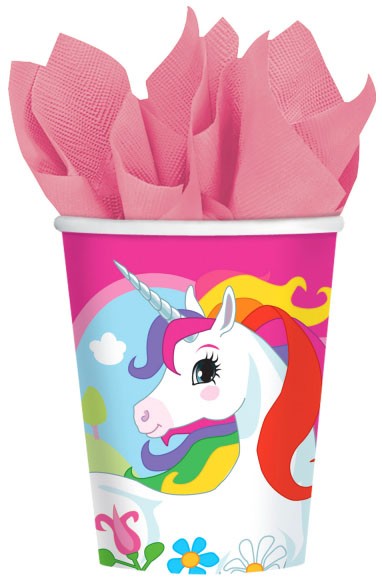 Еднорог Meadow paper cup 8 части 250 ml