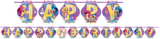 Shimmer and Shine Magic Честит Рожден ден sign 200 см