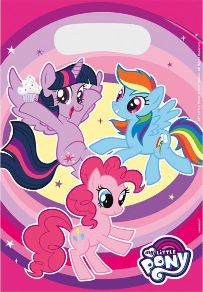 Моето малко Пони Дъга Sparkle подаръчна торбичка , 8 части