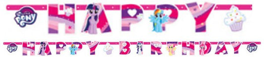 Моето малко Пони Дъга Sparkle Честит Рожден ден sign 237 см