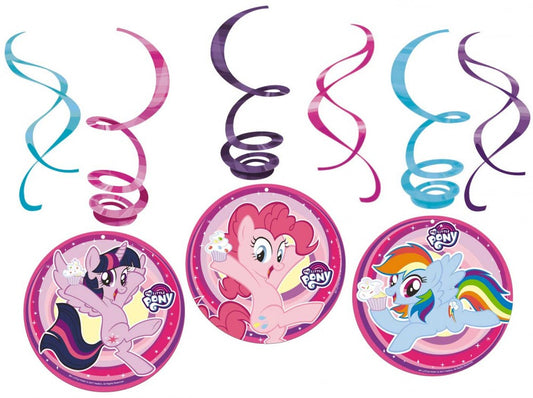 Моето малко Пони Дъга Sparkle ribbon декорация 6-части комплект