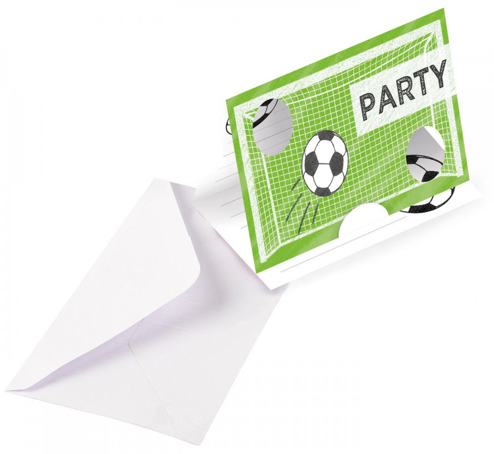 Футболна топка Kicker Парти Invitation комплект от 8
