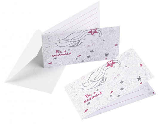 Mermaid invitation 8 части