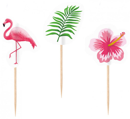 Фламинго Розов cocktail декорация stick 20 части