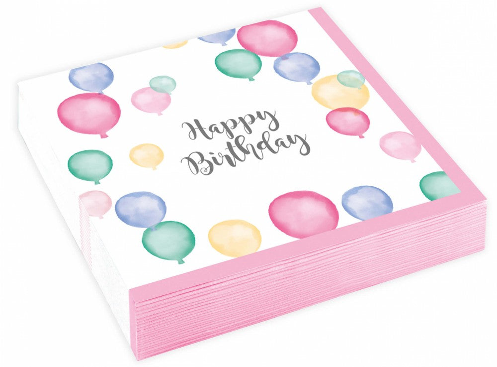 Честит Рожден ден Pastel Честит Рожден ден napkin 20 части 25x25 см